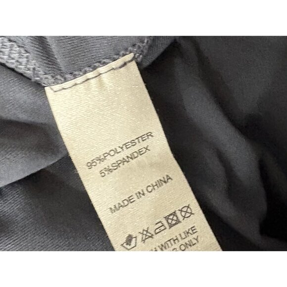 Slate Blue Gray Running Shorts W/ Liner M 95% Polyester 5% Spandex - Picture 3 of 4